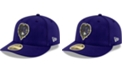 New Era Men's Purple Baltimore Ravens Omaha Low Profile 59FIFTY Fitted Team Hat